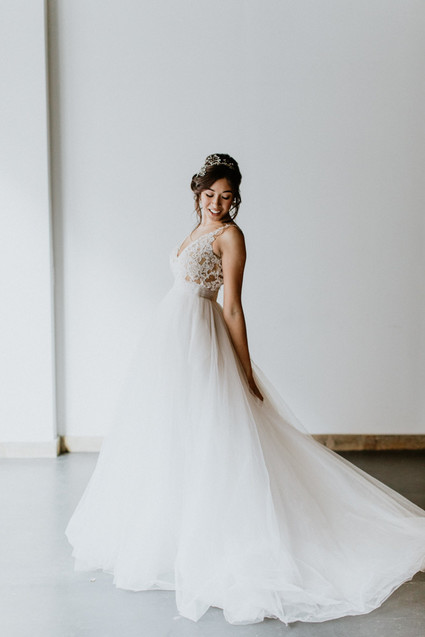 Floral spring indoor wedding ideas at Ajax DC Inspiration
