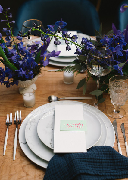 Ombre dinner party with Collective Gatherings in Brooklyn