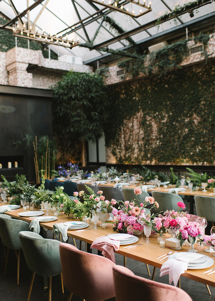 Ombre dinner party with Collective Gatherings in Brooklyn