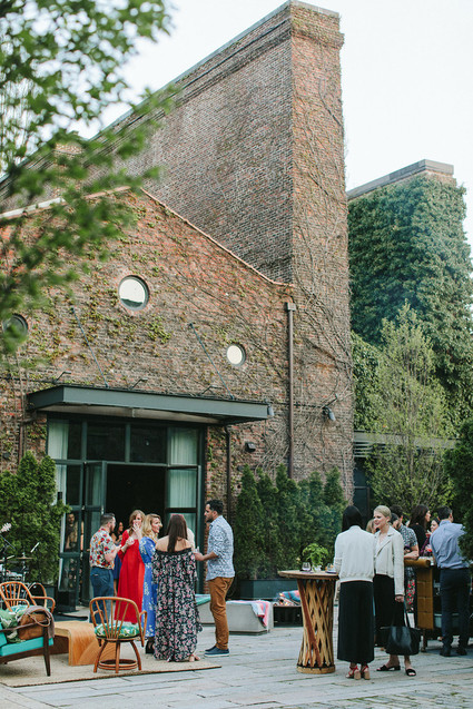 Ombre dinner party with Collective Gatherings in Brooklyn