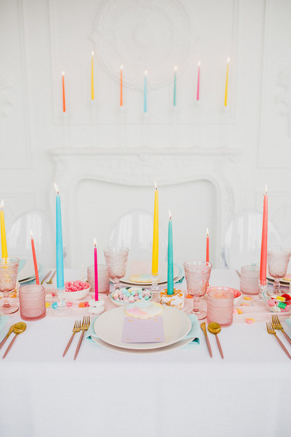 Whimsical neon candy-inspired wedding ideas
