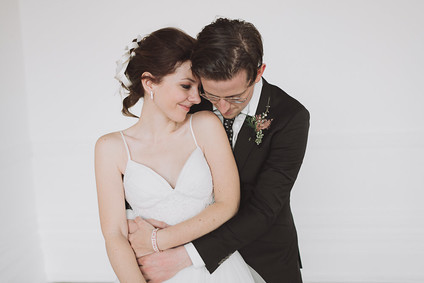 Intimate minimal pastel wedding at The Great Hall in Toronto