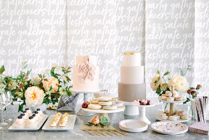 dessert table