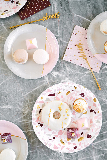 100 Layer Cake x Crate and Barrel paper party supplies Inspiration