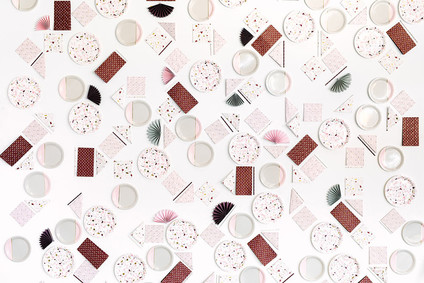 100 Layer Cake x Crate and Barrel paper party supplies Inspiration