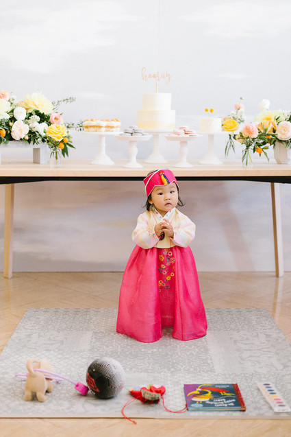 Sunshine 1st birthday Korean Dol Inspiration