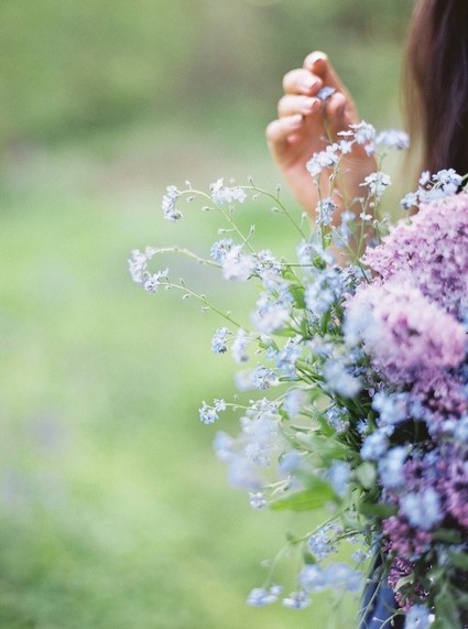 Forget me knot bridal bouquet Inspiration