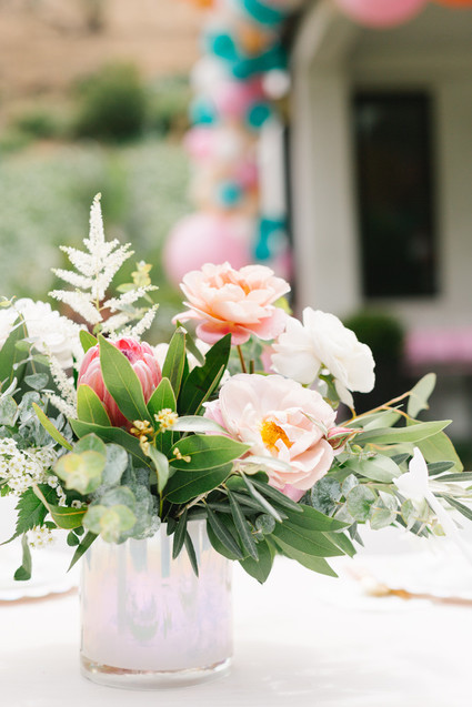 Mermaid backyard birthday party by Beijos Events Inspiration
