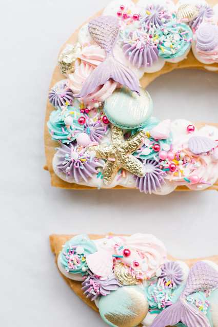 Mermaid backyard birthday party by Beijos Events