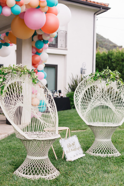 Mermaid backyard birthday party by Beijos Events