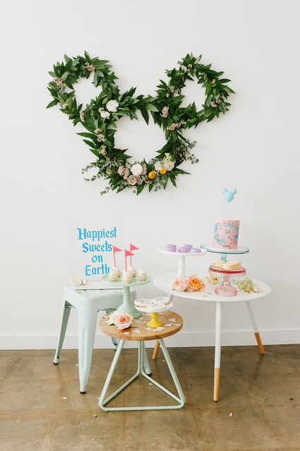 Modern Disneyland themed birthday party