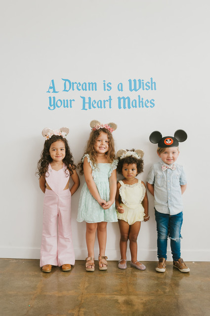 Modern Disneyland themed birthday party