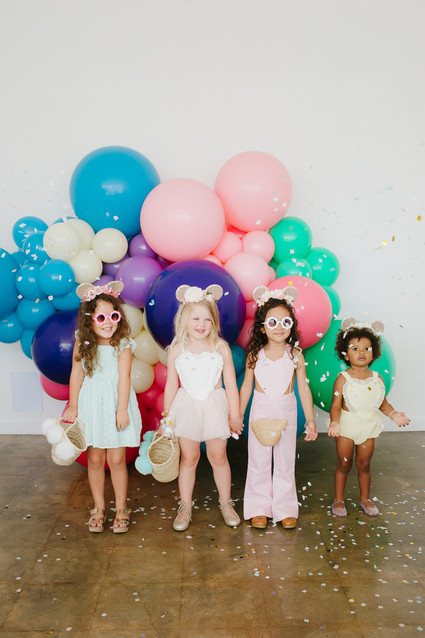 Modern Disneyland themed birthday party