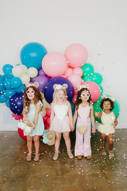 Modern Disneyland themed birthday party