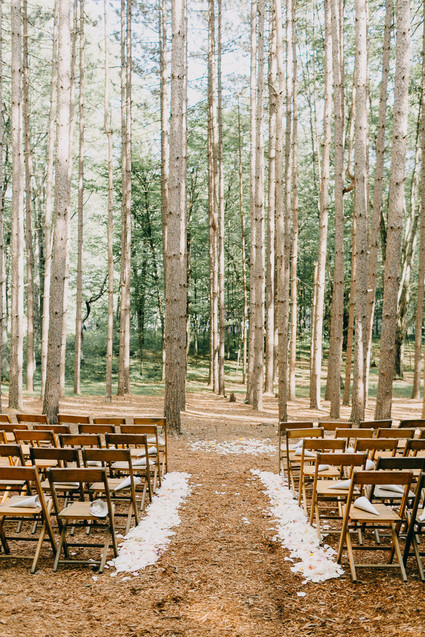 Rustic Pine forest wedding at The Roxbury Barn & Estate Inspiration