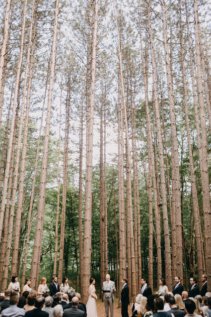 Rustic Pine forest wedding at The Roxbury Barn & Estate
