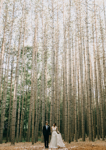 Rustic Pine forest wedding at The Roxbury Barn & Estate Inspiration