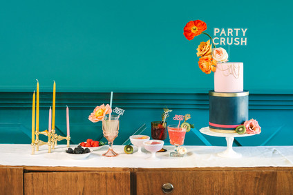 Colorful dessert table