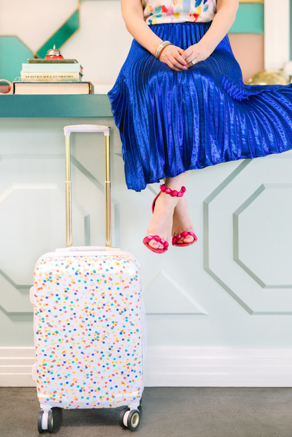 Confetti luggage Inspiration
