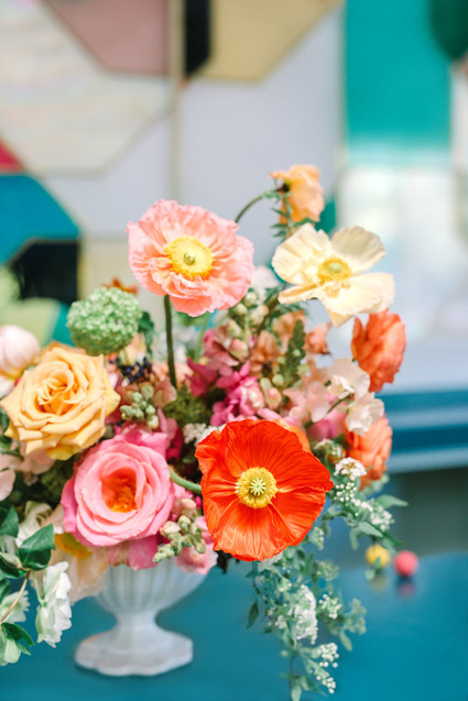 Colorful floral arrangement Inspiration