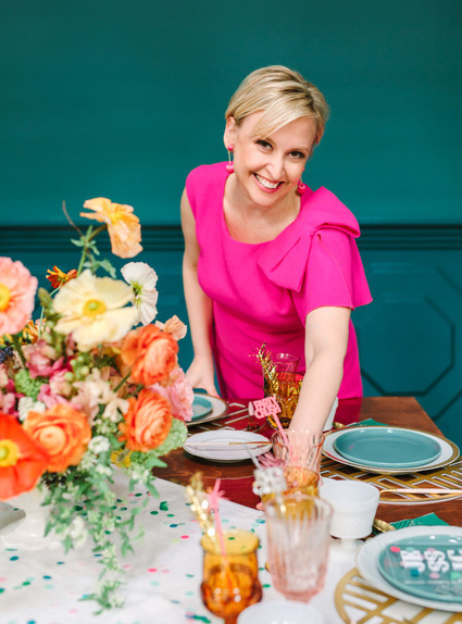 Colorful modern party ideas