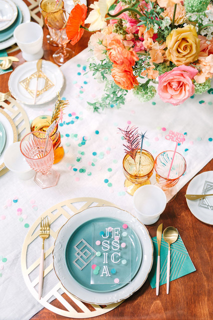 Colorful floral arrangement Inspiration