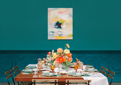 Colorful modern party ideas