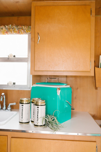 Father's Day camping trip at The Holidays vintage trailers in San Clemente