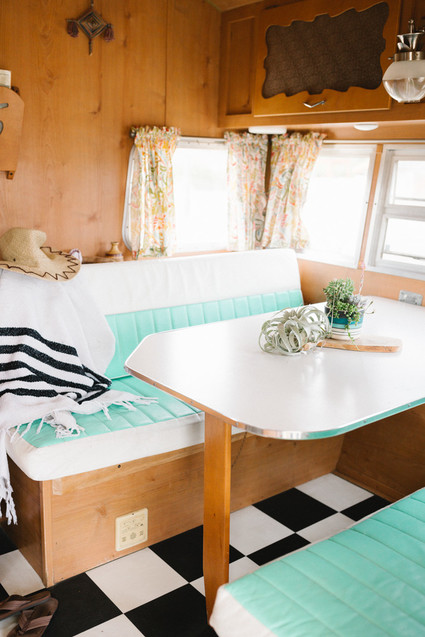 Father's Day camping trip at The Holidays vintage trailers in San Clemente