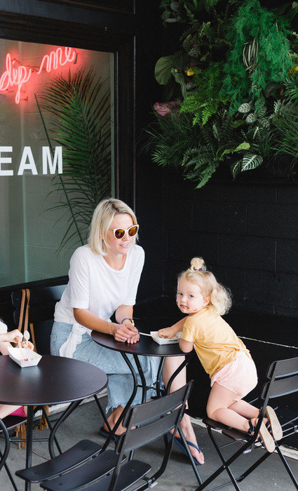 Father's Day camping trip at The Holidays vintage trailers in San Clemente