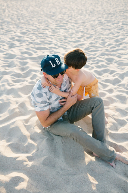 Father's Day camping trip at The Holidays vintage trailers in San Clemente