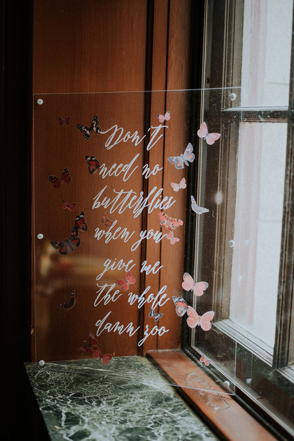 Luxe, moody butterfly inspired wedding Inspiration