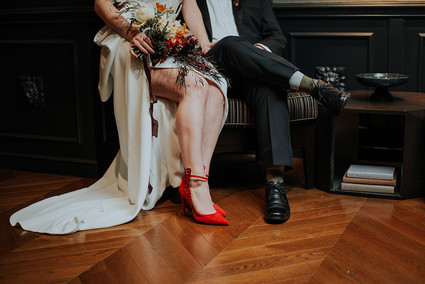 Luxe, moody butterfly inspired wedding