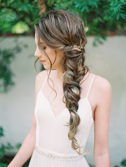 Geometric brass + blush wedding inspiration at Franciscan Gardens