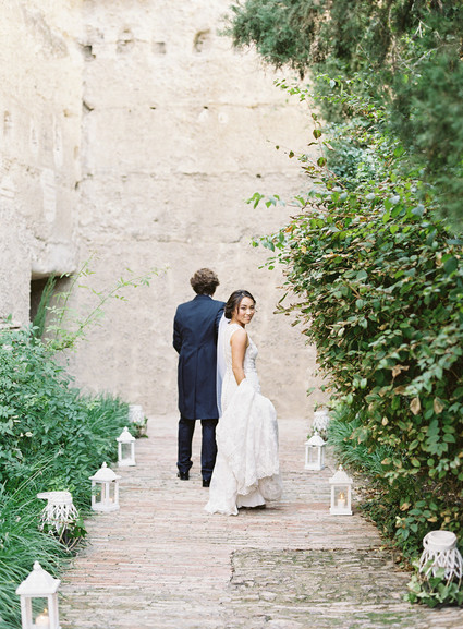 Romantic summer destination wedding in the Spanish countryside