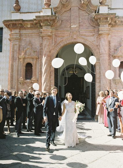 Romantic summer destination wedding in the Spanish countryside