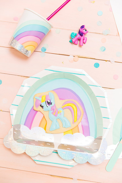 Modern rainbow My Little Pony party Inspiration