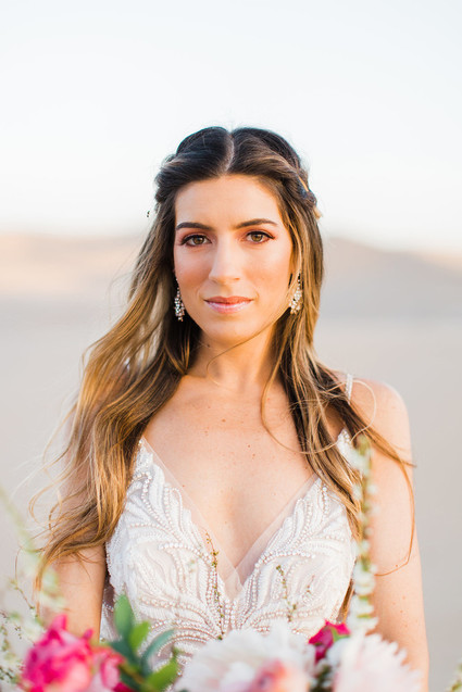 Formal engagement photos on the Sand Dunes of Glamis, CA Inspiration
