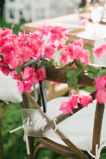Bougainvillea wedding at Casa Cody in Palm Springs