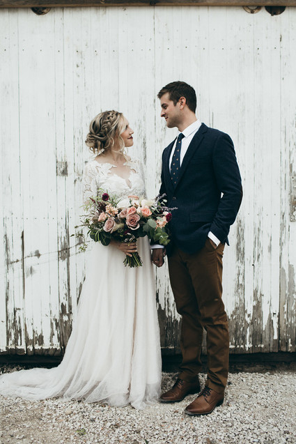 Rustic moody farm wedding inspiration in Bozeman, Montana
