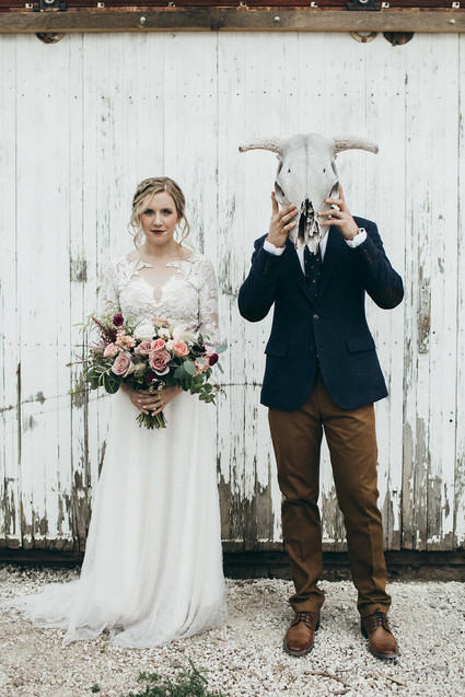 Rustic moody farm wedding inspiration in Bozeman, Montana