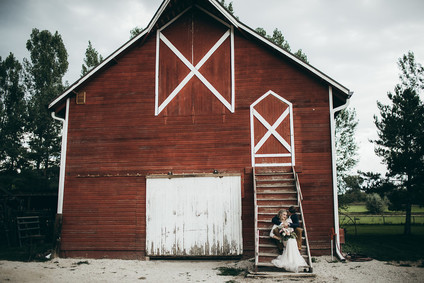 Rustic moody farm wedding inspiration in Bozeman, Montana