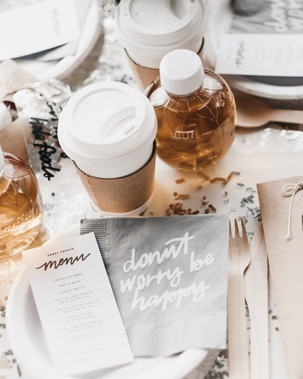 Donut party 1st birthday