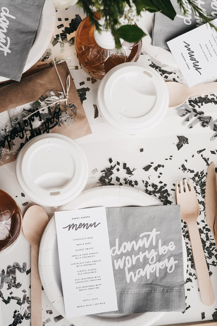 Donut party 1st birthday