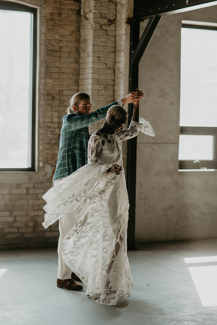 African goddess chic bridal style