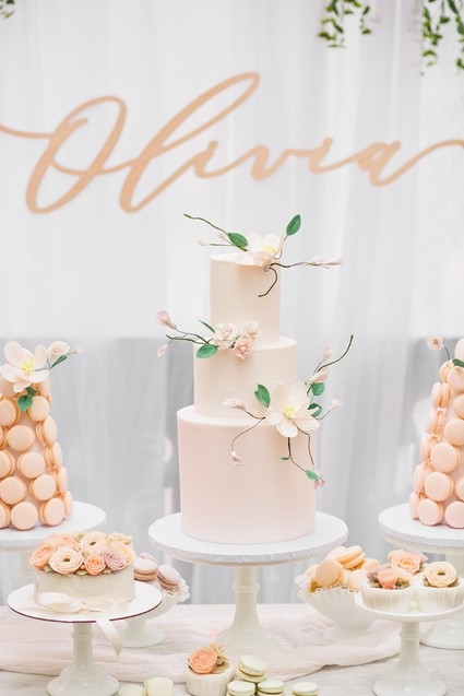 Floral first birthday Korean Dol in downtown LA