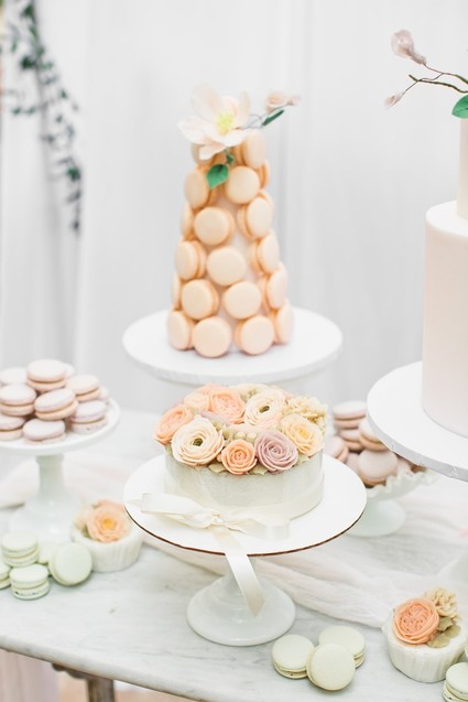 Floral first birthday Korean Dol in downtown LA