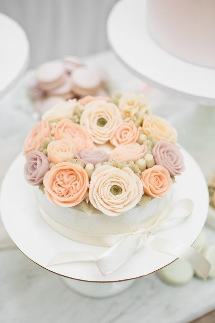 Floral first birthday Korean Dol in downtown LA