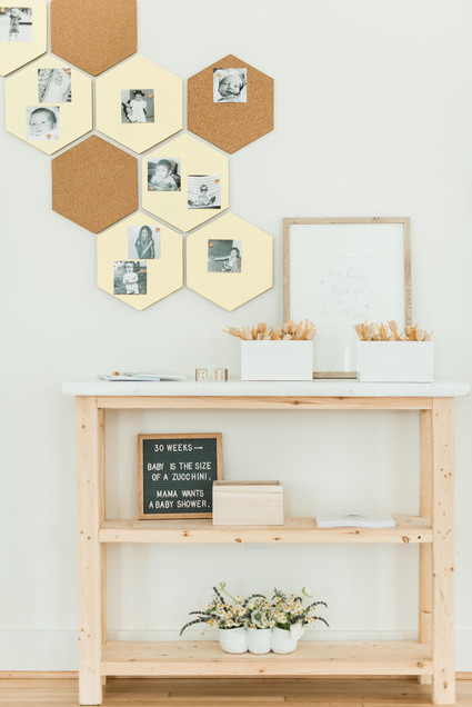 Honeybee baby shower at The Cannon Room in Raleigh Inspiration