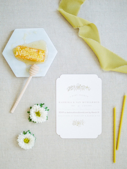 Honeybee baby shower at The Cannon Room in Raleigh Inspiration